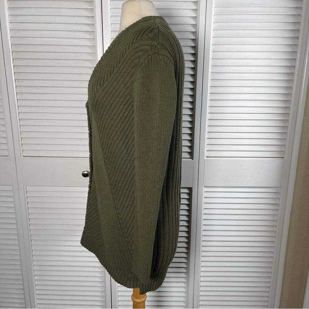 CAbi Aerial Green Knit Cardigan Sweater 
Size:‎ Small - Picture 3 of 12
